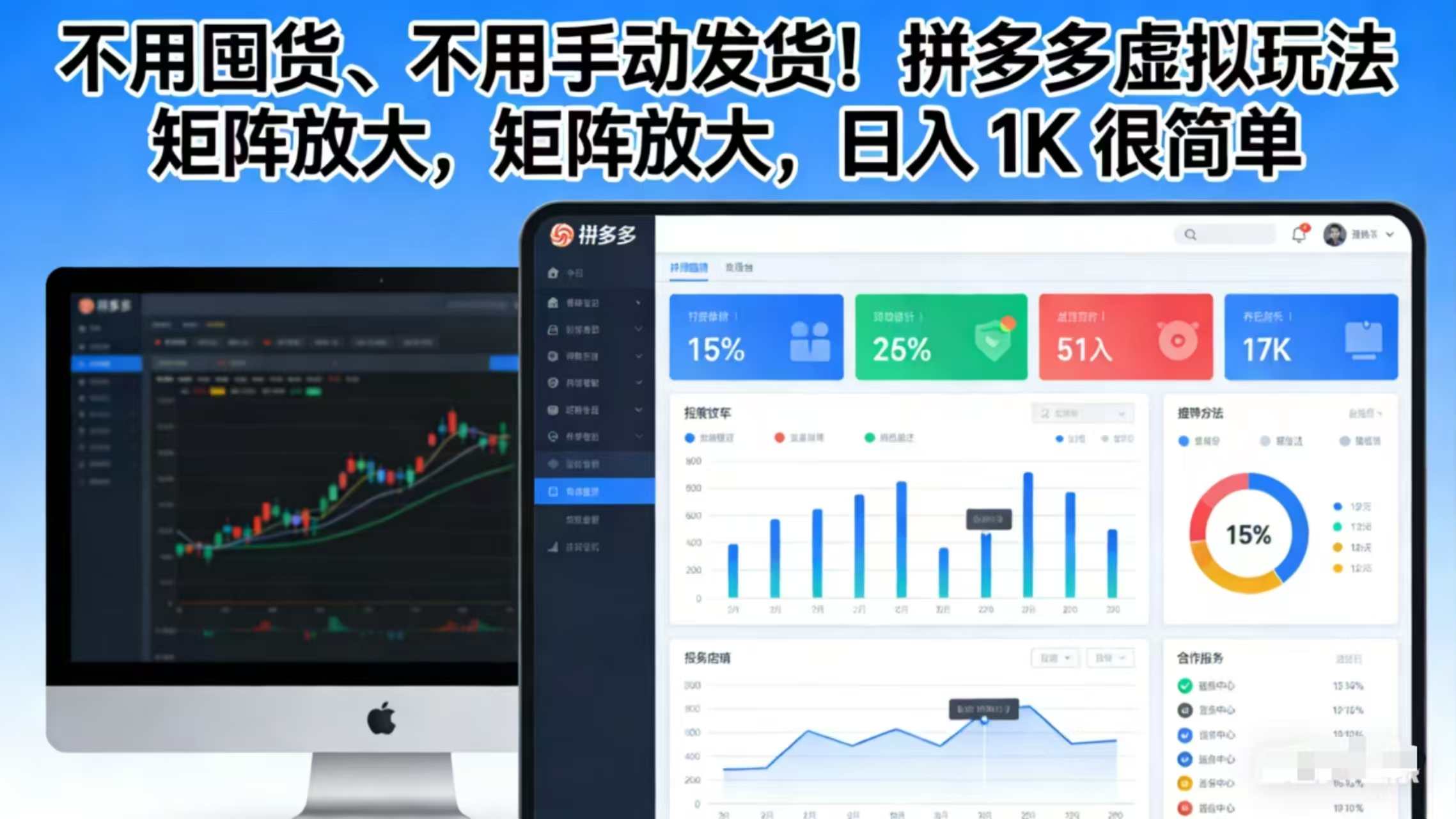 不用囤货、不用手动发货！拼多多虚拟玩法，矩阵放大，日入 1K 很简单-创客联盟