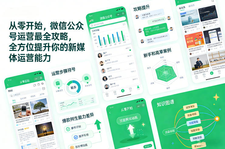 从零开始，微信公众号运营最全攻略，全方位提升你的新媒体运营能力-创客联盟