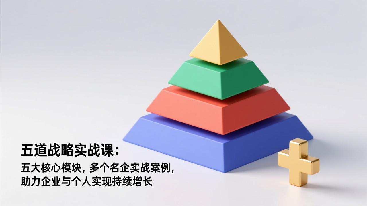 五道战略实战课：五大核心模块，多个名企实战案例，助力企业与个人实现持续增长-创客联盟