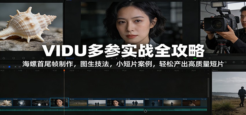 VIDU多参实战全攻略：海螺首尾帧制作，图生技法，小短片案例，轻松产出高质量短片-创客联盟