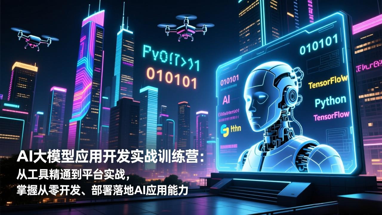 AI大模型应用开发实战训练营：从工具精通到平台实战，掌握从零开发、部署落地AI应用能力-创客联盟