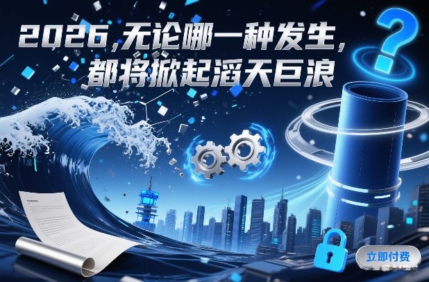 付费文章：2026，无论哪一种发生，都将掀起滔天巨浪-创客联盟