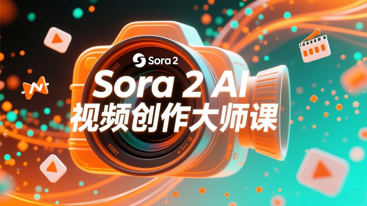 如何利用Sora 2创建流行AI人工智能视频大师班教程：掌握创作全流程，产出百万播放内容-创客联盟