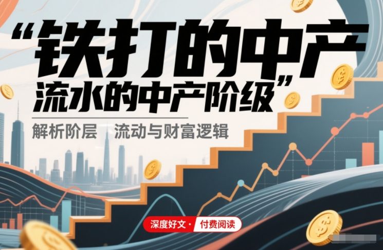 付费文章：铁打的中产，流水的中产阶级-创客联盟