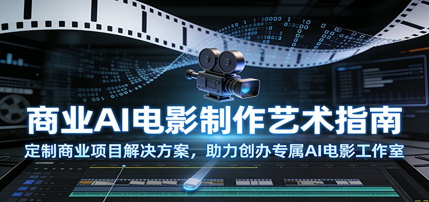 商业AI电影制作艺术指南：定制商业项目解决方案，助力创办专属AI电影工作室-创客联盟
