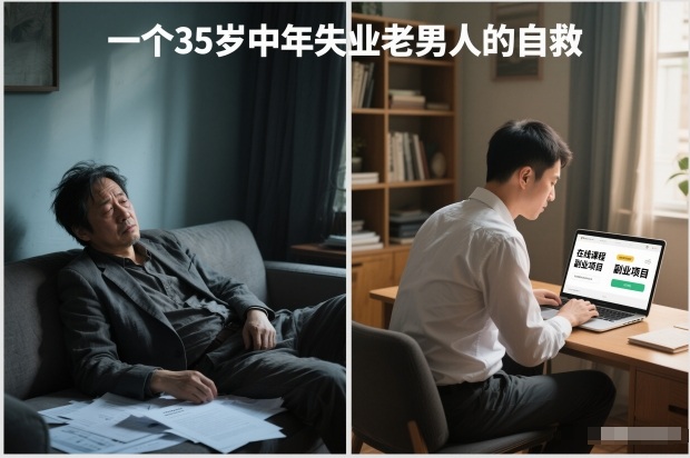付费文章：一个35岁中年失业老男人的自救-创客联盟