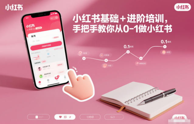 小红书基础+进阶培训，手把手教你从0-1做小红书-创客联盟