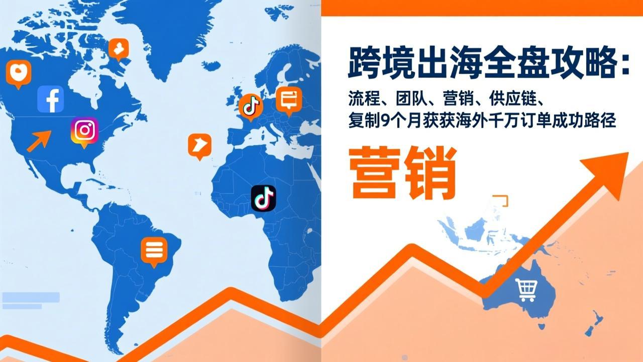 跨境出海全盘攻略：流程，团队，营销，供应链，复制9个月斩获海外千万订单成功路径-创客联盟