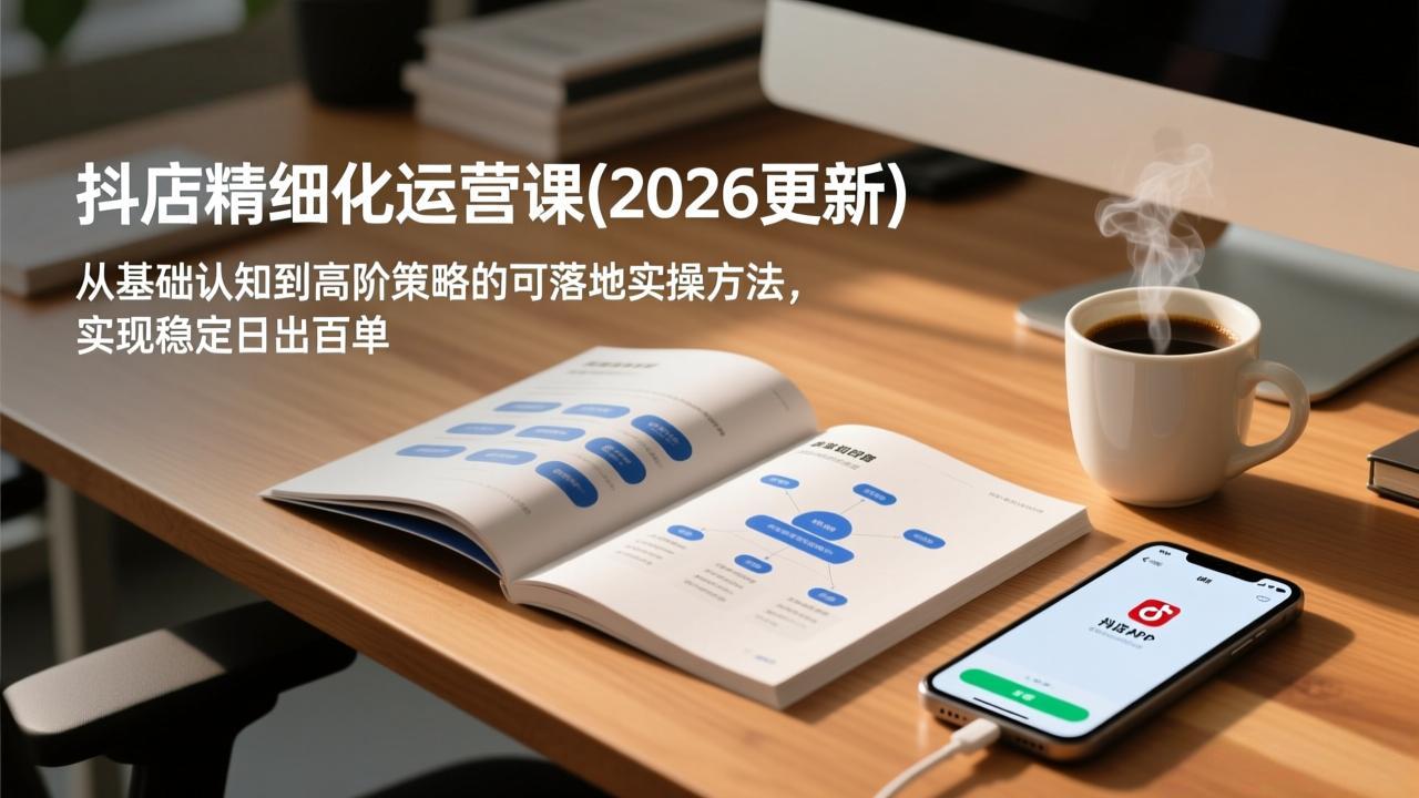 抖店精细化运营课(2026更新-创客联盟